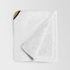 Funny lemon cartoon mascot character  Throw Blanket Gallery Image 3