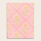 Provence Cottage Floral in Pink Linen  Notebook Gallery Image 4