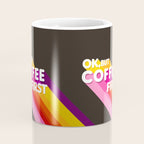 OK, but coffee first - retro typography Coffee Mug Gallery Image 4