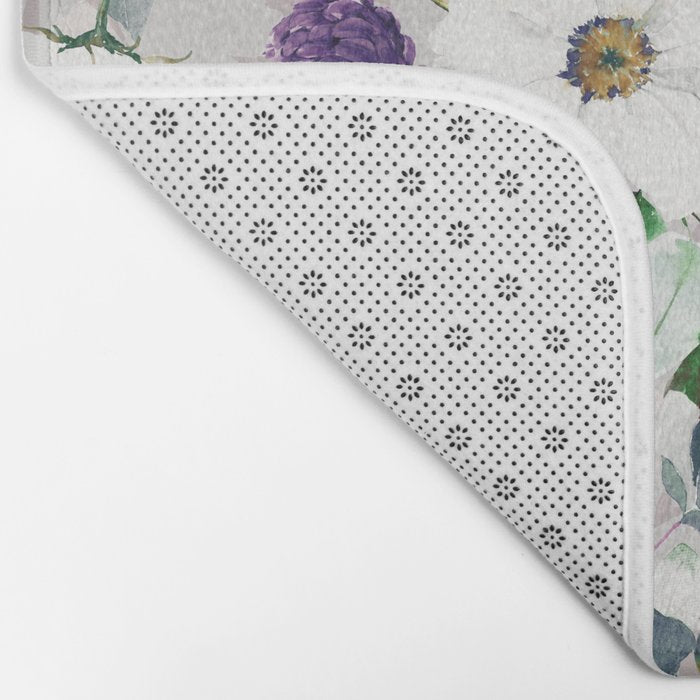Lush lilac garden Bath Mat Gallery Image 2