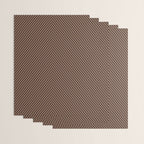 Angular Stripes XXIX Mocha Brown Wrapping Paper Gallery Image 3