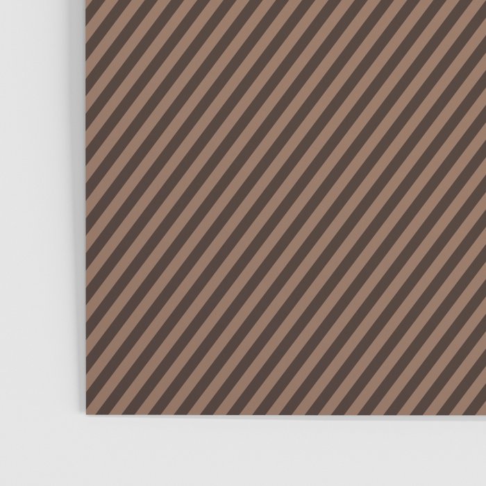 Angular Stripes XXIX Mocha Brown Poster Gallery Image 3