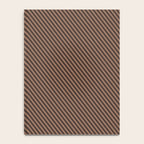 Angular Stripes XXIX Mocha Brown Notebook Gallery Image 4