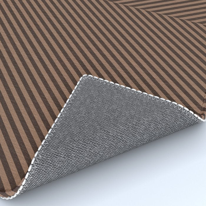 Angular Stripes XXIX Mocha Brown Rug Gallery Image 4