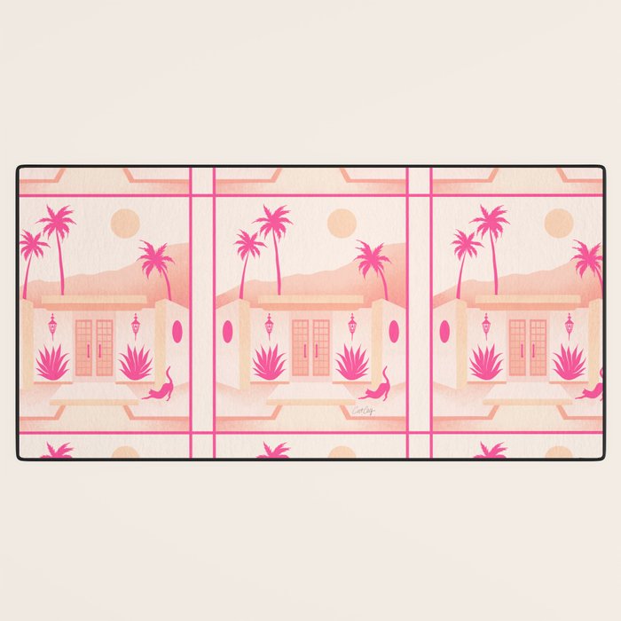 Palm Springs Home - Pink OmbrÃ© Desk Mat Gallery Image 3