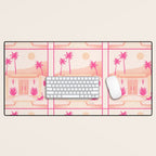 Palm Springs Home - Pink OmbrÃ© Desk Mat Gallery Image 1