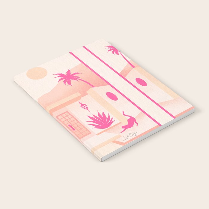 Palm Springs Home - Pink OmbrÃ© Notebook Gallery Image 2