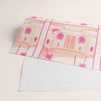 Palm Springs Home - Pink OmbrÃ© Wrapping Paper Gallery Image 2