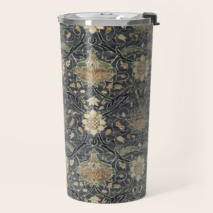 William Morris Vintage Montreal Indigo Slate Travel Mug Gallery Image 2