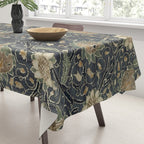 William Morris Vintage Montreal Indigo Slate Tablecloth Gallery Image 3
