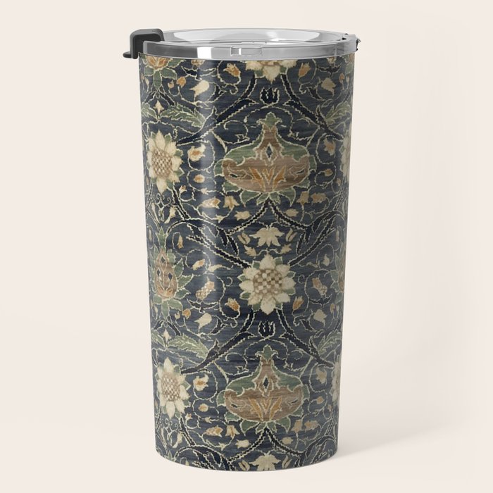 William Morris Vintage Montreal Indigo Slate Travel Mug Gallery Image 3