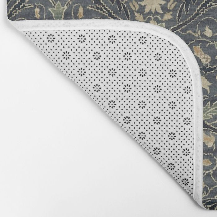 William Morris Vintage Montreal Indigo Slate Bath Mat Gallery Image 2