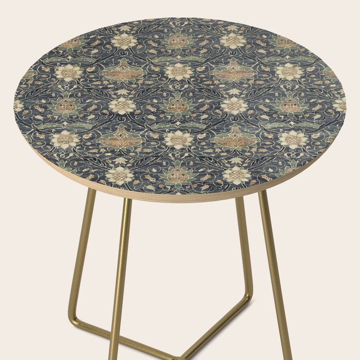 William Morris Vintage Montreal Indigo Slate Side Table Gallery Image 2
