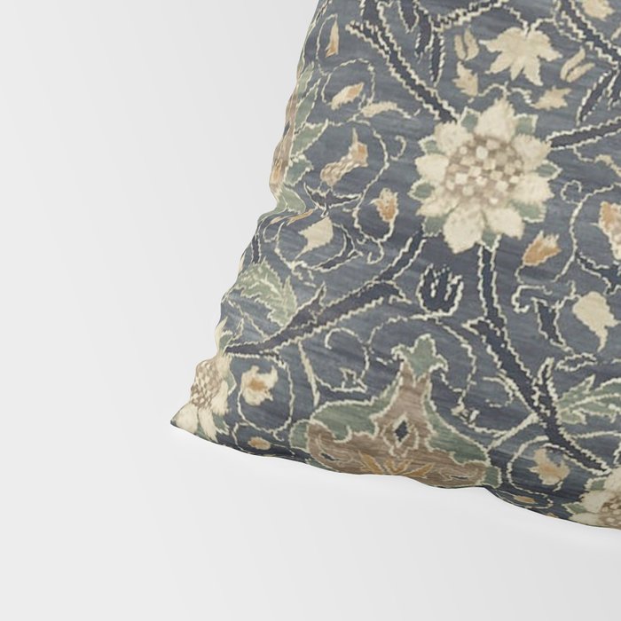William Morris Vintage Montreal Indigo Slate Pillow Sham Gallery Image 4