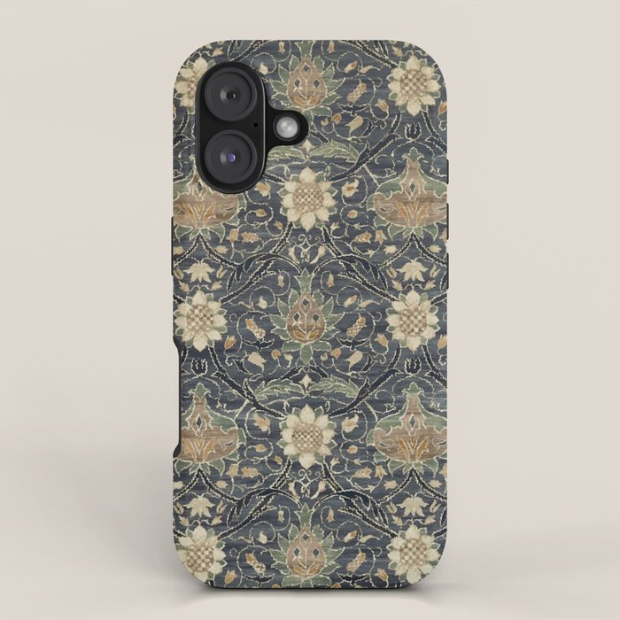 William Morris Vintage Montreal Indigo Slate iPhone Case Gallery Image 1