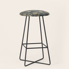 William Morris Vintage Montreal Indigo Slate Stool Gallery Image 1
