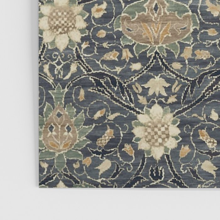 William Morris Vintage Montreal Indigo Slate Poster Gallery Image 3