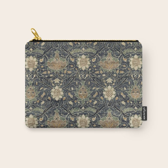 William Morris Vintage Montreal Indigo Slate Carry All Pouch Gallery Image 1