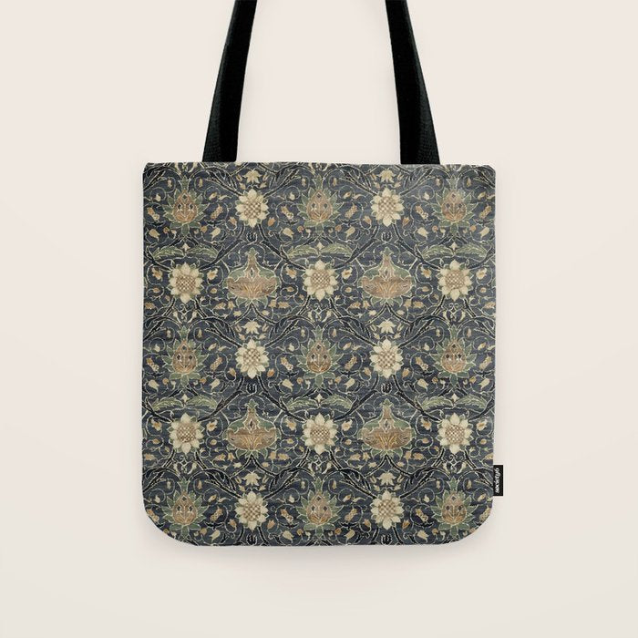 William Morris Vintage Montreal Indigo Slate Tote Bag Gallery Image 1