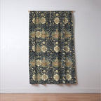 William Morris Vintage Montreal Indigo Slate Window Curtain Gallery Image 3
