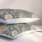 William Morris Vintage Montreal Indigo Slate Pillow Sham Gallery Image 3