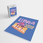 Libra Sign in Warm Blue | Zodiac Series Jigsaw Puzzle Gallery Image 2