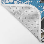 Authentic Aboriginal Art - Sea Turtles Bath Mat Gallery Image 2