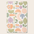 Fruits and Veggies 2025 Calendar Pastel Cutting Board Gallery Image 1