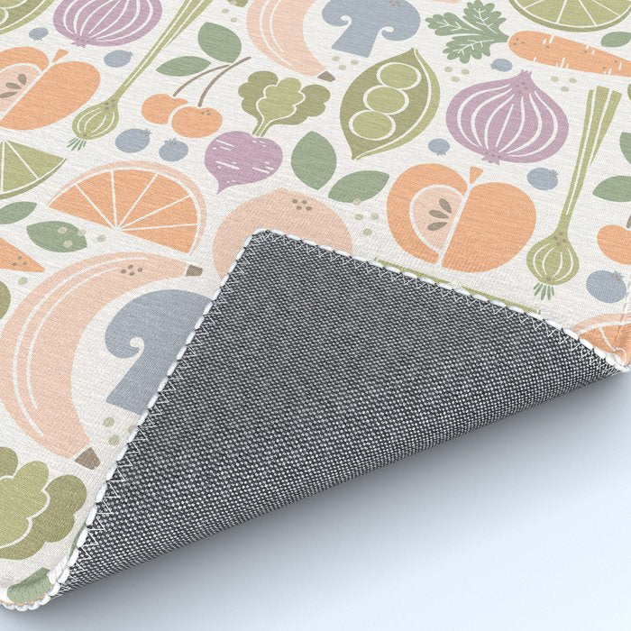Fruits and Veggies 2025 Calendar Pastel Rug Gallery Image 4