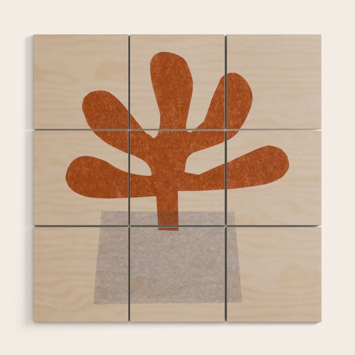 My Weird Plant #3 Wood Wall Art Gallery Image 1
