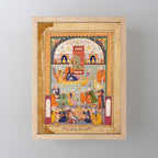  Zulaykhaâs friends cutting their fingers at the sight of Joseph Antique Islamic Art  Mini Art Print Gallery Image 1