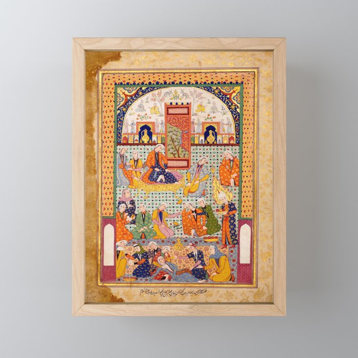  Zulaykhaâs friends cutting their fingers at the sight of Joseph Antique Islamic Art  Mini Art Print Gallery Image 1