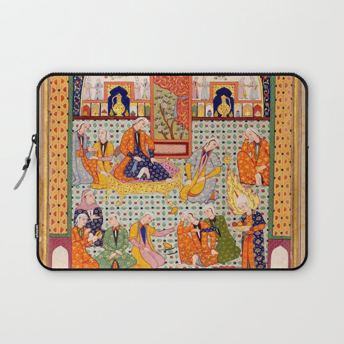  Zulaykhaâs friends cutting their fingers at the sight of Joseph Antique Islamic Art  Laptop Sleeve Gallery Image 1