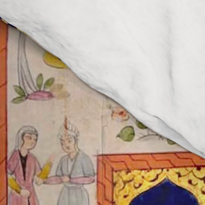  Zulaykhaâs friends cutting their fingers at the sight of Joseph Antique Islamic Art  Comforter Gallery Image 4