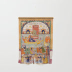  Zulaykhaâs friends cutting their fingers at the sight of Joseph Antique Islamic Art  Wall Hanging Gallery Image 1