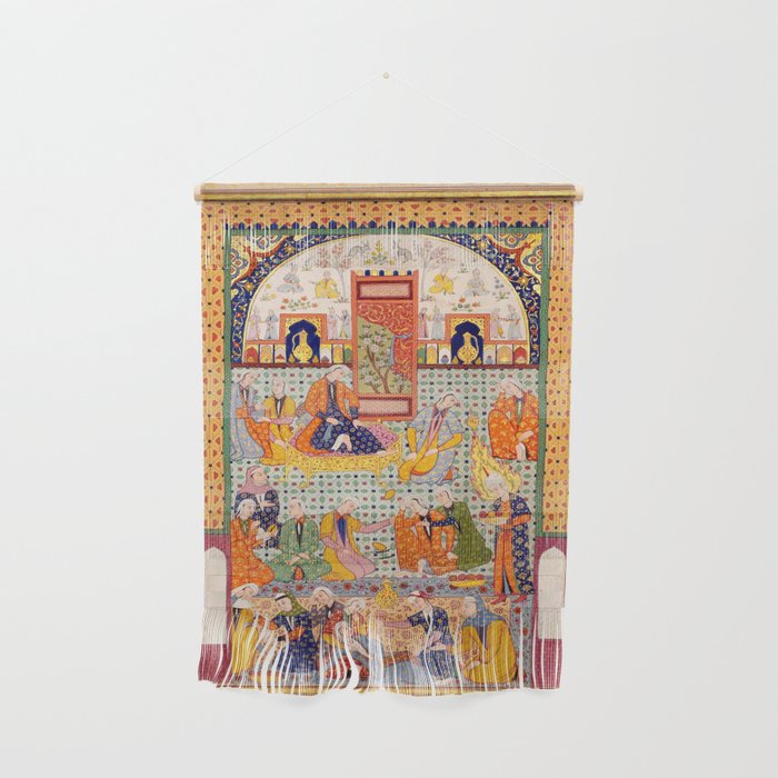  Zulaykhaâs friends cutting their fingers at the sight of Joseph Antique Islamic Art  Wall Hanging Gallery Image 1