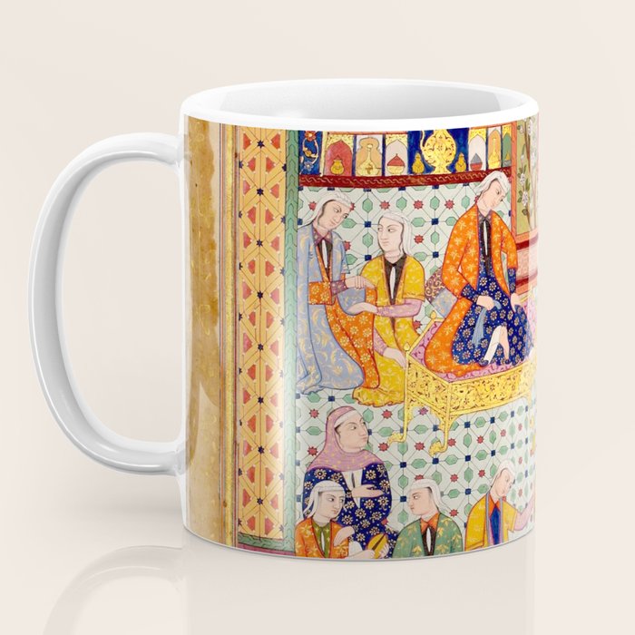  Zulaykhaâs friends cutting their fingers at the sight of Joseph Antique Islamic Art  Coffee Mug Gallery Image 3