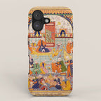  Zulaykhaâs friends cutting their fingers at the sight of Joseph Antique Islamic Art  iPhone Case Gallery Image 1