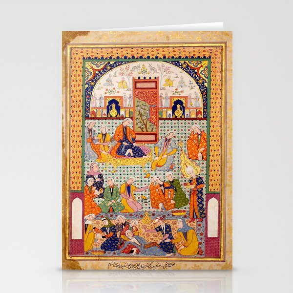  Zulaykhaâs friends cutting their fingers at the sight of Joseph Antique Islamic Art  Stationery Card Gallery Image 2