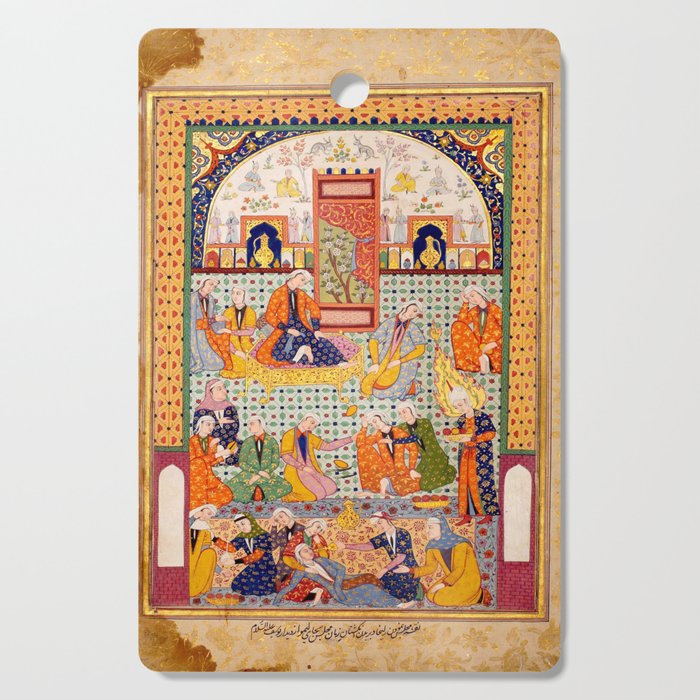  Zulaykhaâs friends cutting their fingers at the sight of Joseph Antique Islamic Art  Cutting Board Gallery Image 1