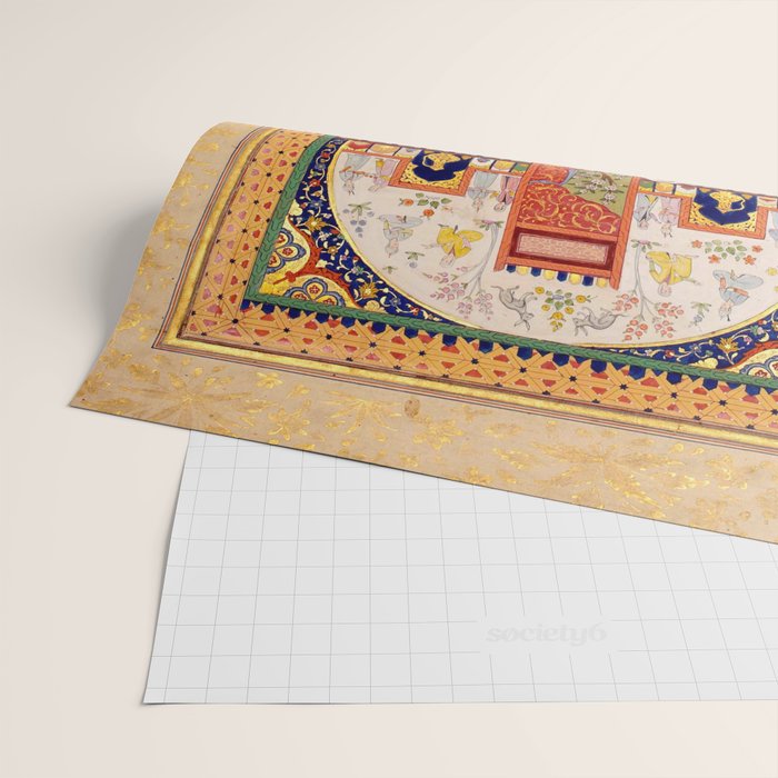  Zulaykhaâs friends cutting their fingers at the sight of Joseph Antique Islamic Art  Wrapping Paper Gallery Image 2