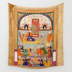  Zulaykhaâs friends cutting their fingers at the sight of Joseph Antique Islamic Art  Wall Tapestry Gallery Image 4