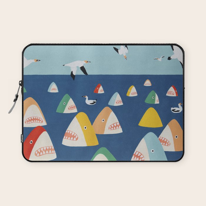 Shark Park Laptop Sleeve Gallery Image 1