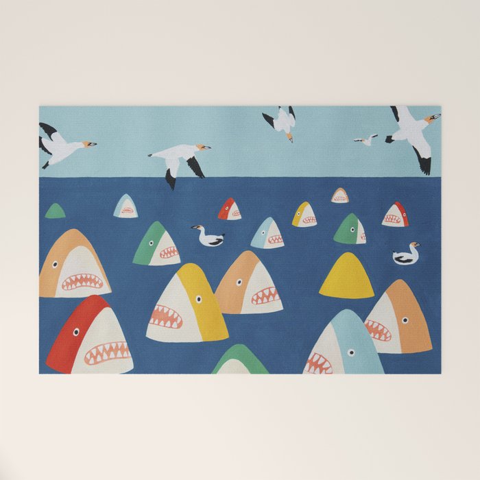 Shark Park Welcome Mat Gallery Image 1