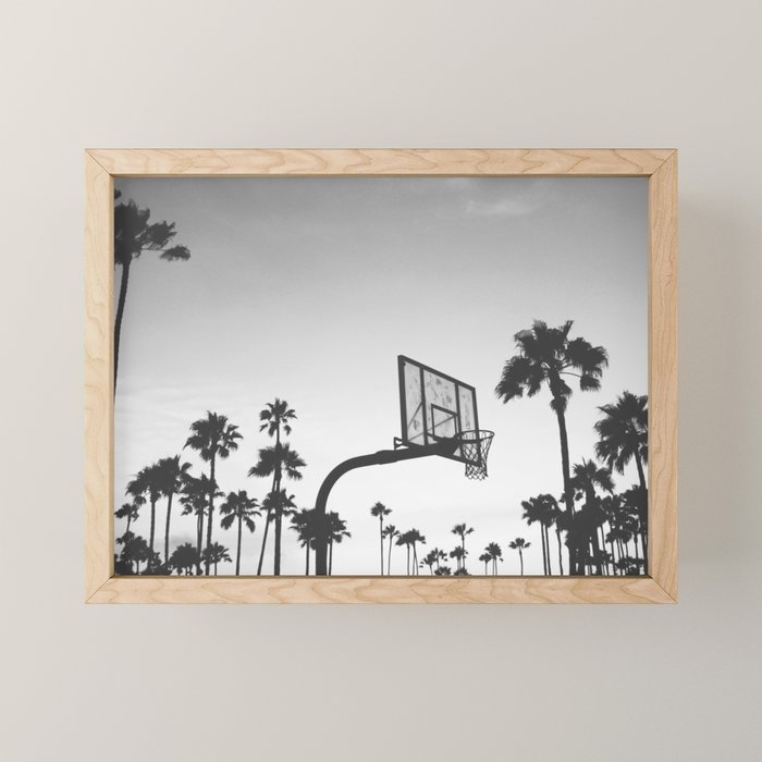 Palms and Hoops Mini Art Print Gallery Image 1
