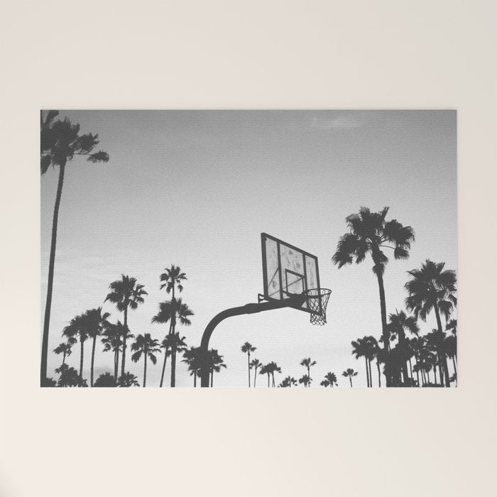 Palms and Hoops Welcome Mat Gallery Image 1