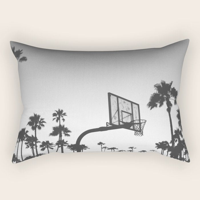 Palms and Hoops Rectangular Pillow Gallery Image 2