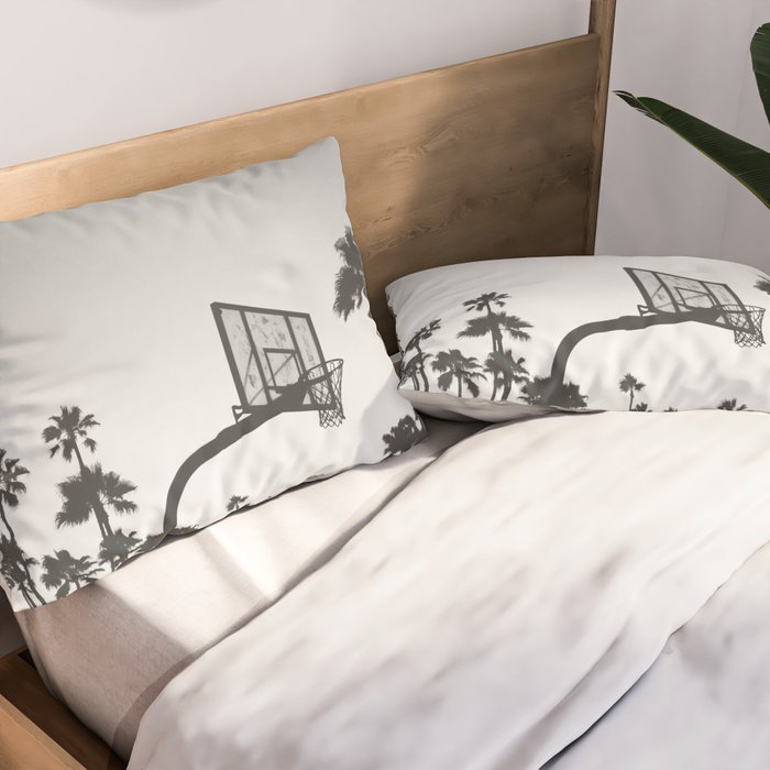 Palms and Hoops Pillow Sham Gallery Image 2