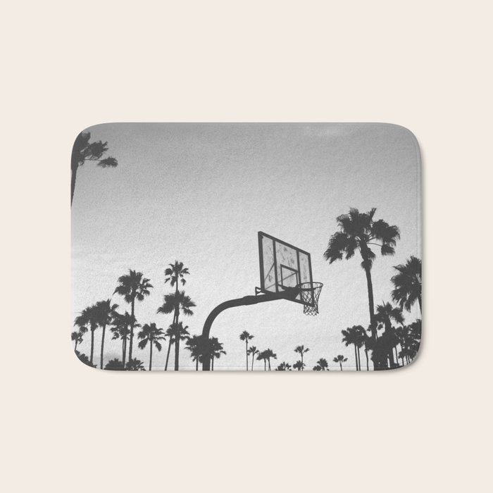 Palms and Hoops Bath Mat Gallery Image 1