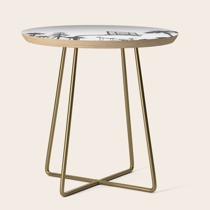 Palms and Hoops Side Table Gallery Image 1